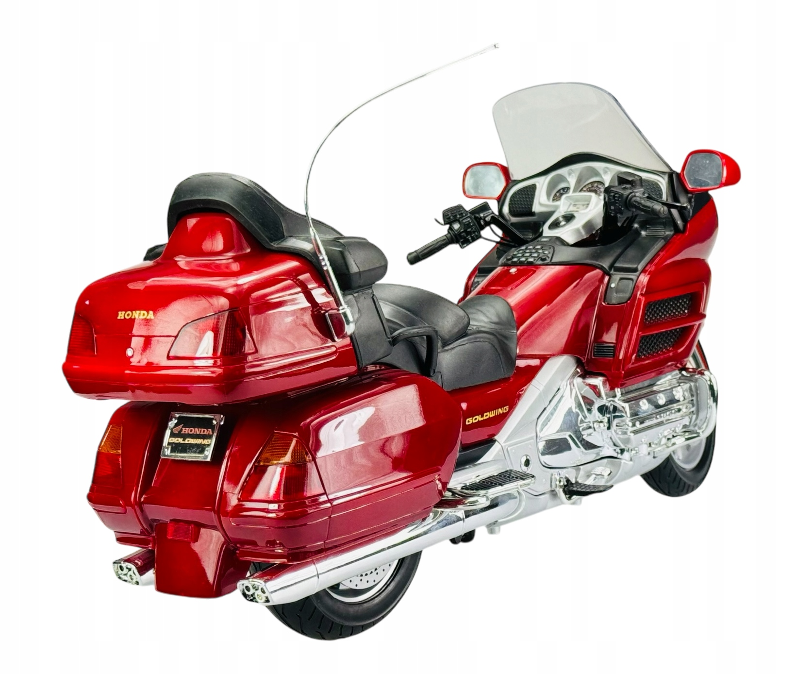 Motor Max 76264 Honda 1800CC Goldwing Road Bike Red 1:6 Moto Modellino Motor Max 76264 Honda 1800CC Goldwing Road Bike Red 1:6 Moto Modellino